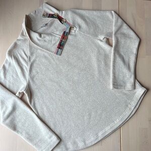 J. Crew button collar sweatshirt